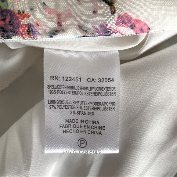 Anthropologie Maeve White Peony Garden Dress NWT $228 Balletcore Pastels Size 6 - Picture 6 of 8